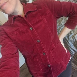 Vintage Red corduroy jacket chore coat